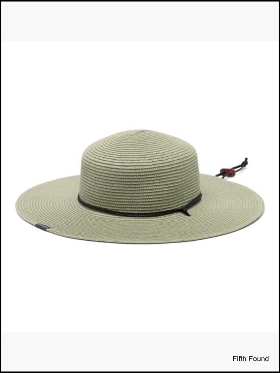 Packable Sun Hat with Adjustable Chin Strap, Lightweight Travel-Friendly Design